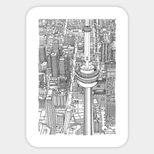 Canada Tower Sticker